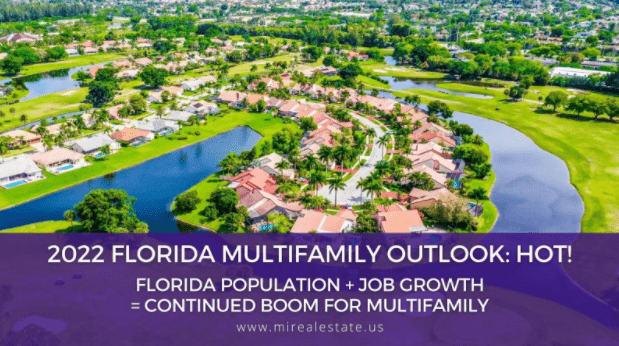 2022 Florida Multifamily Outlook: Hot! Florida Population + Job Growth Continued Boom For Multifamily